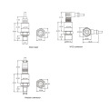 Sensor de pressão industrial universal de pressão 10mV-15mV de calibre FST800-202